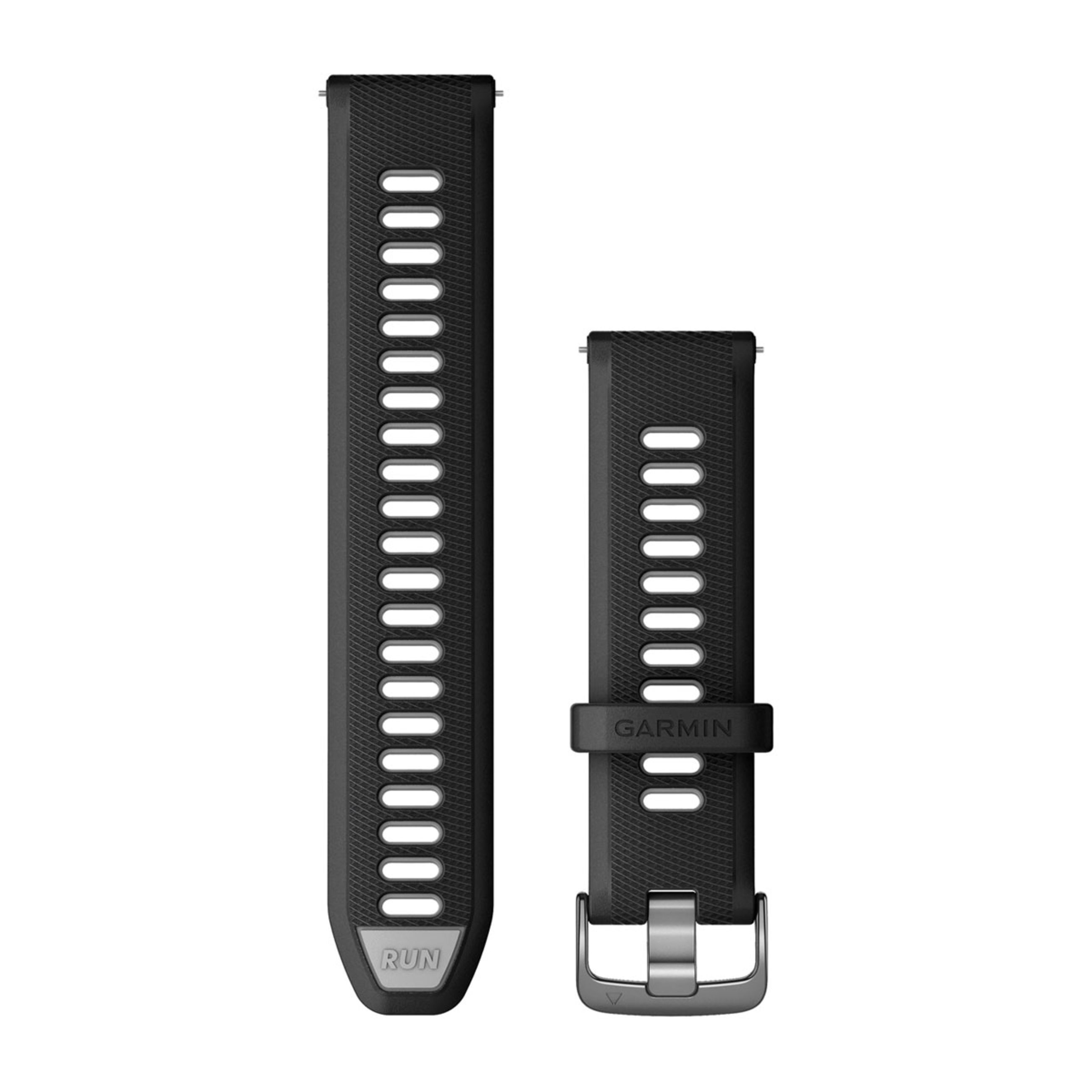 Quick Release Bands (22 Mm) - Black/Powder Gray With Slate Hardware