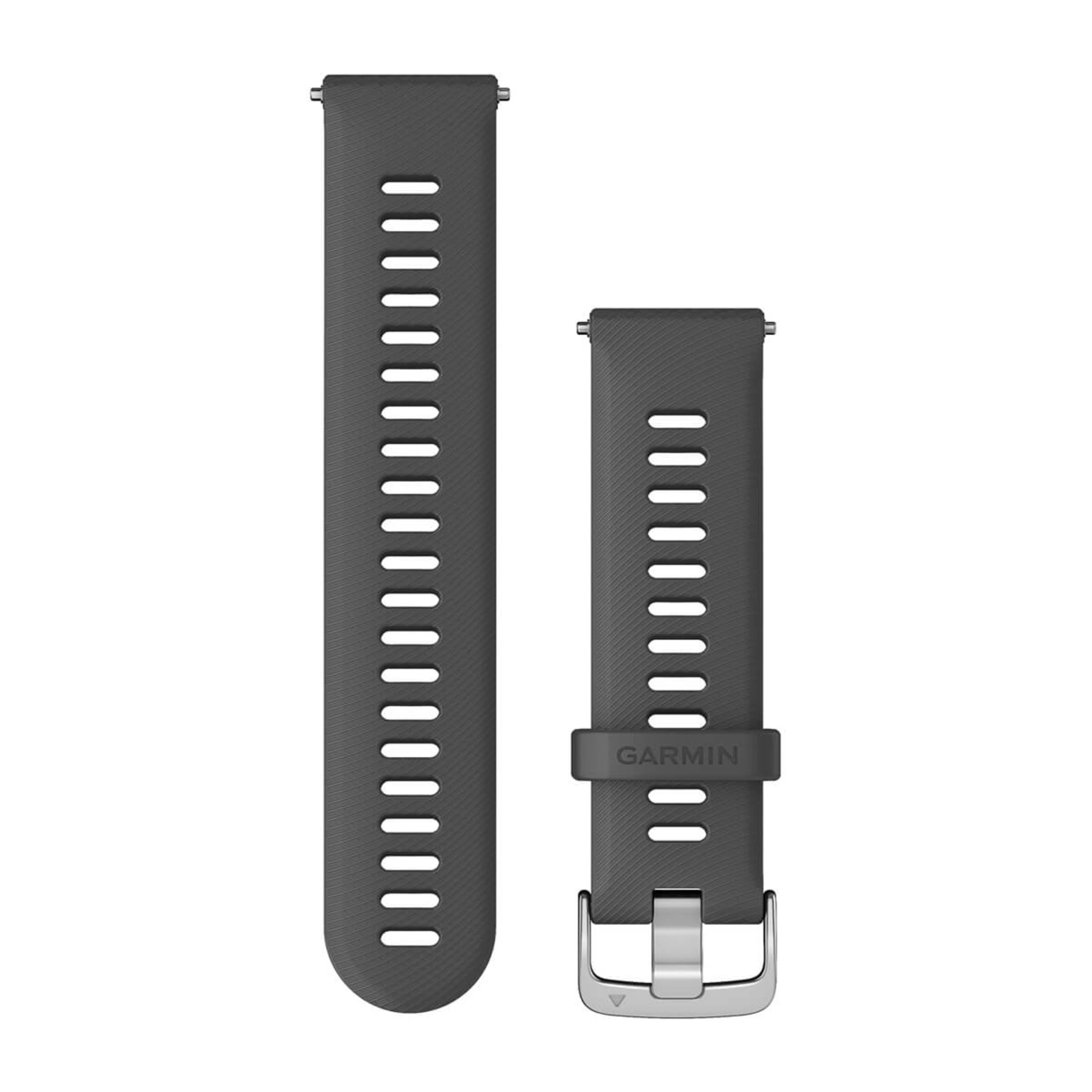 Quick Release Bands (22 Mm) - Gray With Silver Hardware